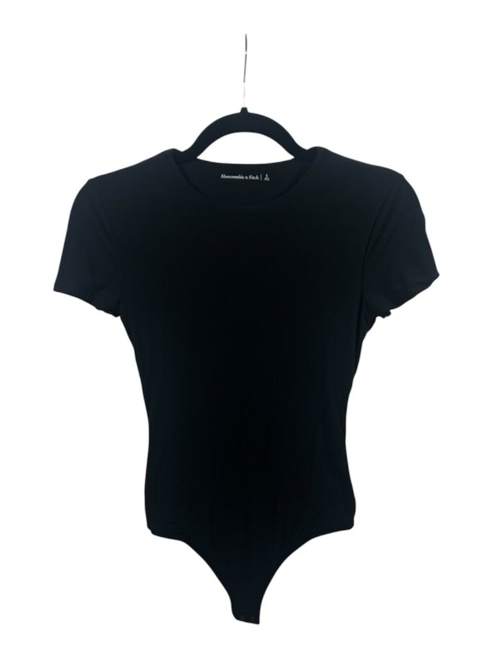 Abercrombie Fitch Top Womens Bodysuit Short Sleeve Stretch Small Soft Capsule